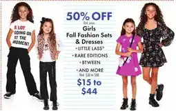 Boscov's Girls Fall Fashion Sets & Dresses offer