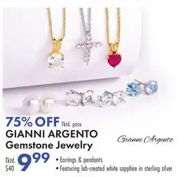Boscov's GIANNI ARGENTO Gemstone Jewelry offer