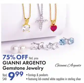 Boscov's GIANNI ARGENTO Gemstone Jewelry offer