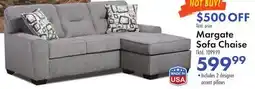 Boscov's Margate Sofa Chaise offer