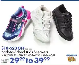 Boscov's Back-to-School Kids Sneakers offer
