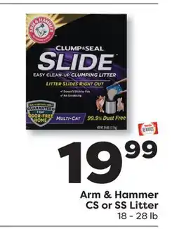 Weis Markets Arm & Hammer CS or SS Litter offer