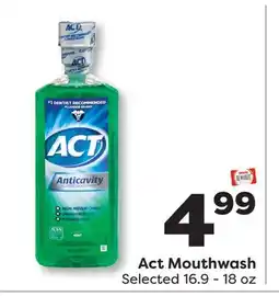 Weis Markets Act Mouthwash offer