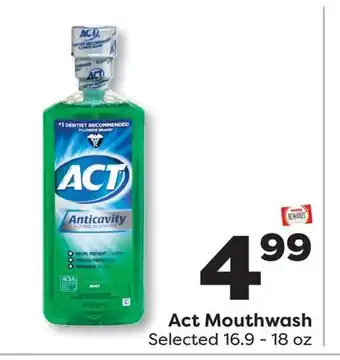 Weis Markets Act Mouthwash offer