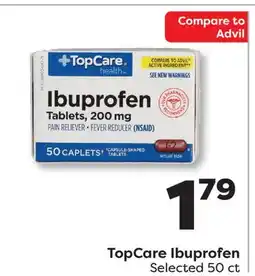 Weis Markets TopCare Ibuprofen offer