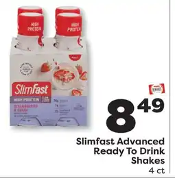 Weis Markets Slimfast Advanced Ready To Drink Shakes offer