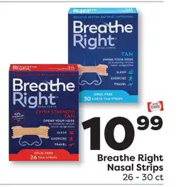 Weis Markets Breathe Right Nasal Strips offer
