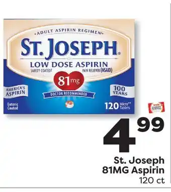 Weis Markets St. Joseph 81MG Aspirin offer