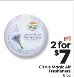 Weis Markets Citrus Magic Air Fresheners offer
