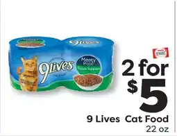 Weis Markets 9 Lives Cat Food offer