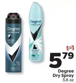Weis Markets Degree Dry Spray offer