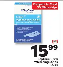 Weis Markets TopCare Ultra Whitening Strips offer
