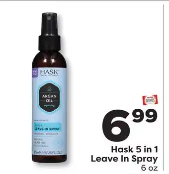 Weis Markets Hask 5 in 1 Leave In Spray offer