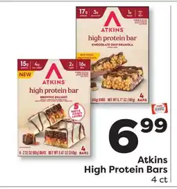Weis Markets Atkins High Protein Bars offer