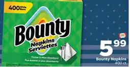 Weis Markets Bounty Napkins offer