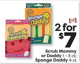Weis Markets Scrub Mommy or Daddy 1-3 ct Sponge Daddy 4 ct offer