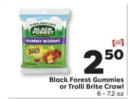 Weis Markets Black Forest Gummies or Trolli Brite Crawl offer