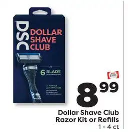 Weis Markets Dollar Shave Club Razor Kit or Refills offer