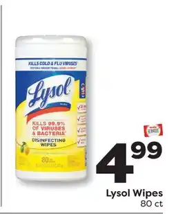 Weis Markets Lysol Wipes offer