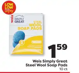 Weis Markets Weis Simply Great Steel Wool Soap Pads offer
