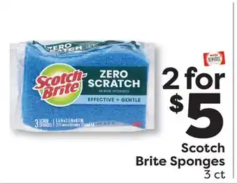 Weis Markets Scotch Brite Sponges offer