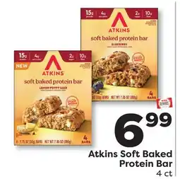 Weis Markets Atkins Soft Baked Protein Bar offer
