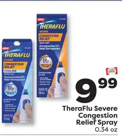 Weis Markets TheraFlu Severe Congestion Relief Spray offer