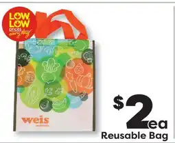 Weis Markets Reusable Bag offer
