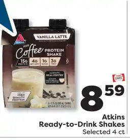 Weis Markets Atkins Ready-to-Drink Shakes offer