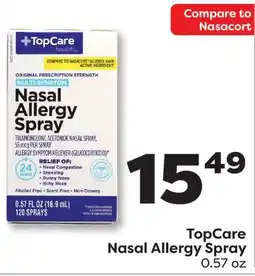 Weis Markets TopCare Nasal Allergy Spray offer