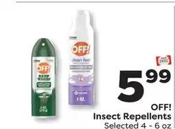 Weis Markets OFF! Insect Repellents offer