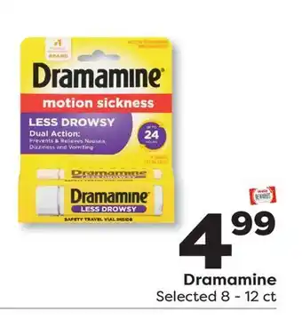 Weis Markets Dramamine offer