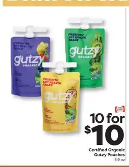 Weis Markets Certified Organic Gutzy Pouches offer
