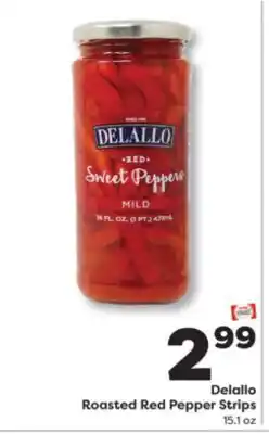 Weis Markets Delallo Roasted Red Pepper Strips offer