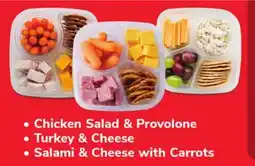 ACME readymeals Chicken Salad & Provolone, Turkey & Cheese, Salami & Cheese with Carrots offer