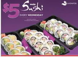 Weis Markets Sushi offer
