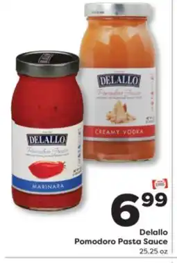 Weis Markets Delallo Pomodoro Pasta Sauce offer