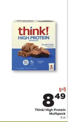 Weis Markets Think! High Protein Mulitpack offer