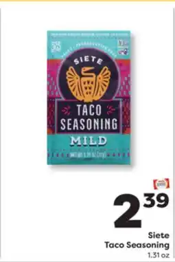 Weis Markets Siete Taco Seasoning offer
