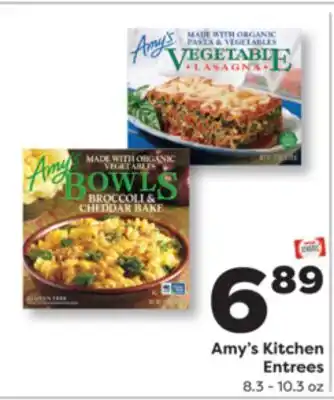 Weis Markets Amy's Kitchen Entrees offer