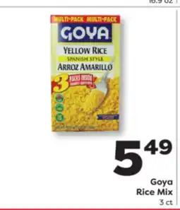 Weis Markets Goya Rice Mix offer