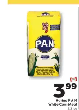 Weis Markets Harina P A N White Corn Meal offer