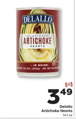 Weis Markets Delallo Artichoke Hearts offer