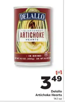 Weis Markets Delallo Artichoke Hearts offer