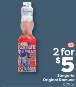 Weis Markets Sangaria Original Ramune offer