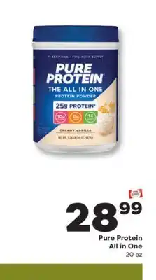 Weis Markets Pure Protein All in One offer