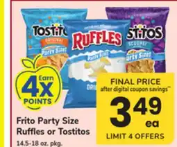 ACME Frito Party Size Ruffles or Tostitos offer