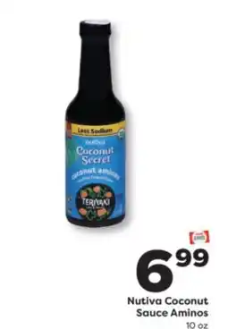 Weis Markets Nutiva Coconut Sauce Aminos offer