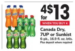 ACME Canada Dry, 7UP or Sunkist offer