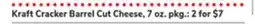 ACME Kraft Cracker Barrel Cut Cheese offer